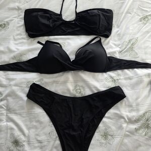 Black Women's Bikini Set